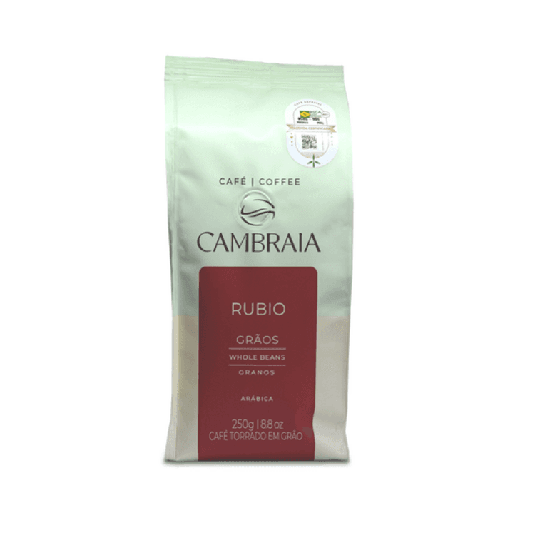 Café Cambraia Rubio em grãos 250 g