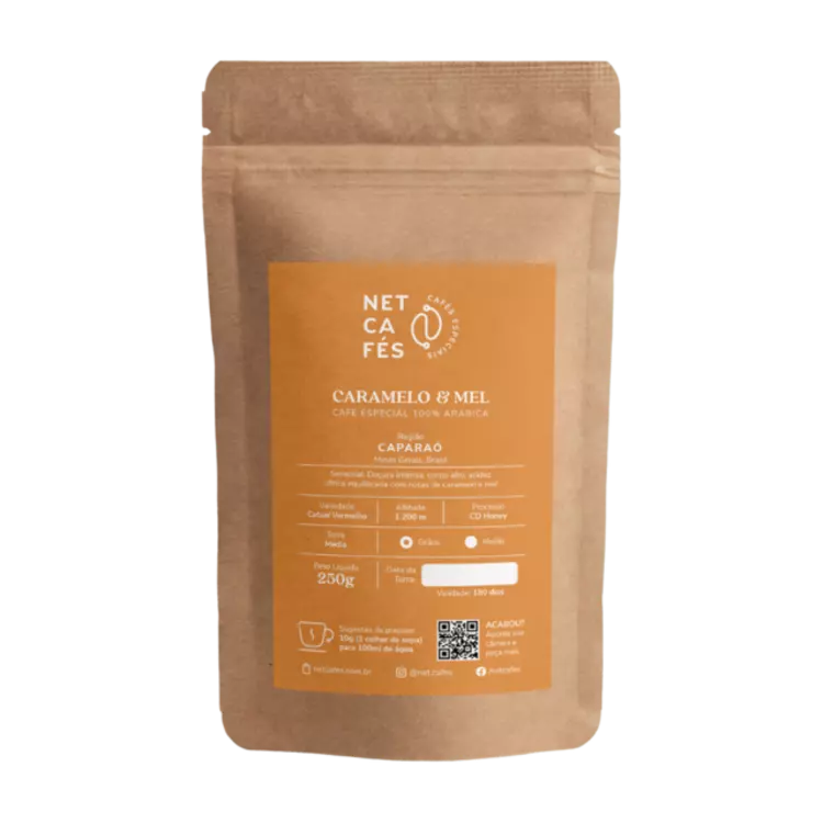 NETCAFÉS - Café Especial Caramelo e Mel 250g